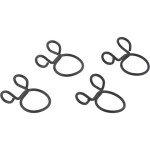All Balls Racing 4 Pack Hose Clamps- 10mm