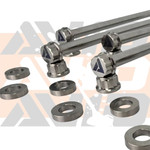 AVID Racing Polaris RZR Pro R Rear Differential Titanium Bolt Hardware Kit - 24 Piece