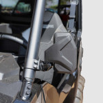 Chupacabra Offroad Polaris Channel Shaped Side Mirror Break Away with Adjustable Arm