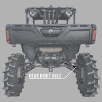 Demon Powersports Can-Am Defender HD9 Rugged Performance Axle