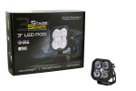 Diode Dynamics Stage Series 3" SAE/DOT White Pro LED Pod - Single