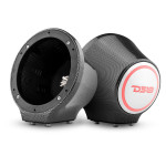 DS18 6.5" Universal Flat Mount Kick Panel Speaker Pod w/ RGB LED Lights