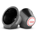 DS18 8" Universal Flat Mount Kick Panel Speaker Pod w/ RGB LED Lights