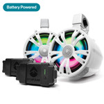 EcoXgear TBB8 - 2 Battery Powered Bluetooth Amplified ExtremeTower Speakers