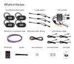 EcoXgear Extreme LED Rock Light 4 Pack Plus Controller