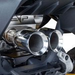 EVO Can-Am Maverick R Dynamic Twin Exit & Captain's Choice Mufflers Replacement Tips Racing