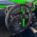 EVO Can-Am Maverick R MOde Race Steering Wheel With PTT or Launch Control Buttons