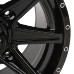 Frontline 556 Wheels - Gloss Black Machined