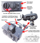 Ice Crusher Heaters '16-'23 Hisun/Coleman 400 Cab Heater