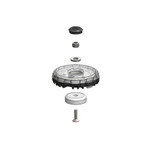 KC HiLiTES Cyclone V2 LED Rock Lights Magnet Mount Kit - 6 Pack