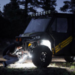 KC HiLiTES Cyclone V2 Two Rock Light Kit - Clear