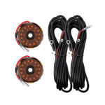 KC HiLiTES Cyclone V2 Two Rock Light Kit - Amber