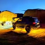 KC HiLiTES Cyclone V2 Two Rock Light Kit - Amber