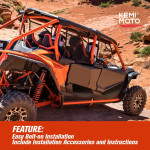 Kemimoto '20-'25 Honda Talon 1000X 4 UTV Half Lower Door Panel