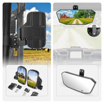 Kemimoto Polaris Ranger XP 1000 Adjustable Side Mirrors & Rear View Mirror