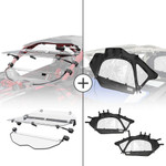 Kemimoto '17+ Can-Am Maverick X3 Flip Windshield & Soft Cab Enclosures