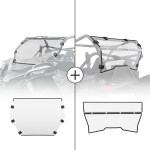 Kemimoto CF Moto ZForce 950 Scratch Resistant Front Full & Rear Windshield