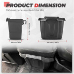 Kemimoto '17-'22 Can-Am Defender Removable & Center Underseat Storage Box