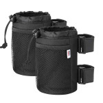 Kemimoto Universal 1.5"-2" Roll Cage Cup Holder - 2 PCs