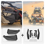 Kemimoto Can-Am Maverick X3 Front Lower Door Inserts & Mud Fender Flares
