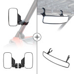 Kemimoto UTV 1.75"/2" Side View Mirror & Rearview Mirrors