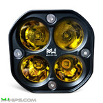 M Whips 3" Amber Spot Light - Pair