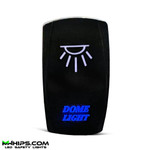 M Whips Dual Blue LED 5 Pin On/Off Rocker Switch - Dome Lights