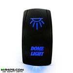 M Whips Dual Blue LED 5 Pin On/Off Rocker Switch - Dome Lights