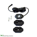 M Whips T2 Chase LED Rock Light & Mounting Kit - One Piece