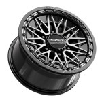 MetalFX Alpha 6R Beadlock - Gloss Black DDT Face