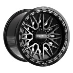 MetalFX Alpha 6R Beadlock - Gloss Black DDT Face