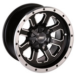 Moose - 548X Beadlock Wheel - Matte Black/Machined