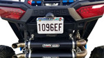 Moose - UTV LED License Plate Bracket - Black