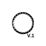 Packard Performance Element FF Forged Silver Beadlock Wheel