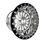 Packard Performance Element FF Forged Polished Beadlock Wheel - Silver