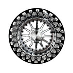 Packard Performance Element FF Forged Polished Silver Beadlock Wheel - 6 Lug
