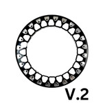 Packard Performance Element FF Forged Polished Silver Beadlock Wheel - 6 Lug