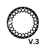 Packard Performance Element FF Forged Polished Silver Beadlock Wheel - 6 Lug