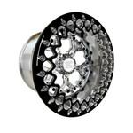 Packard Performance Pro 5 FF Forged Polished Beadlock Wheel (5 Lug) - Silver