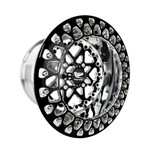 Packard Performance V2 Super Star FF Forged Polished Beadlock Wheel - Gloss Black