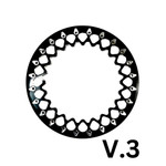 Packard Performance V2 Super Star FF Forged Polished Beadlock Wheel - Gloss Black