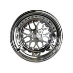 Packard Performance Wishbone FF Forged Polished Wheel - Silver