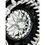 Packard Performance Wishbone FF Forged Polished Beadlock Wheel (5 Lug) - Silver