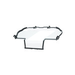 Polaris 4-Seat 25+ Pro XP/Pro S Lock & Ride Polycarbonate Clear Rear Panel