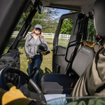 Polaris Ranger SP 570 & Crew Front Poly Manual Crank Window Doors - Set of 2