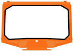 Pro Armor '24-'25 Polaris RZR XP 1000 & XP 4 1000 Stock Cage Front Windshield