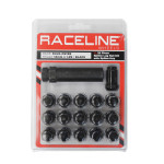Raceline 16 Pack 12x1.25 Spline - Black
