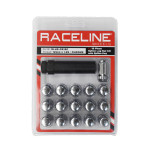 Raceline 16 Pack 12X1.25 Spline - Chrome