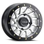 Raceline A12 Squad Hyper Silver Beadlock & Maxxis Roxxzilla Radial Wheel & Tire Kit