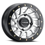 Raceline A12 Squad Beadlock - Hyper Silver & System 3 XCR350 Radial UTV Wheel & Tire Kit
